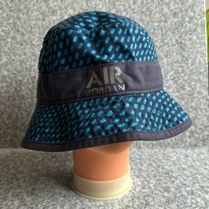 Air Jordan Blue and Teal Bucket Hat
